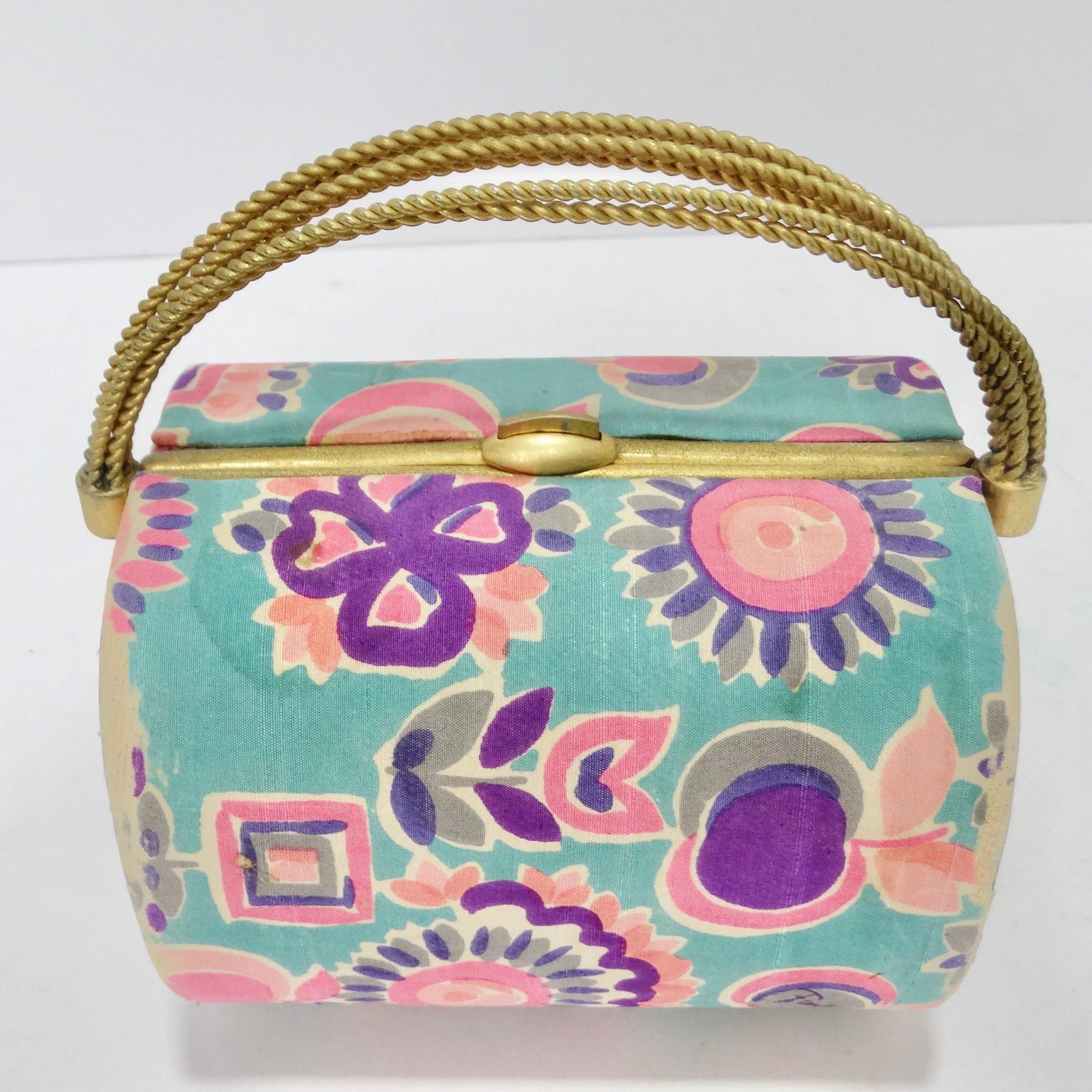 1960s Pucci Multicolor Minaudière Handbag