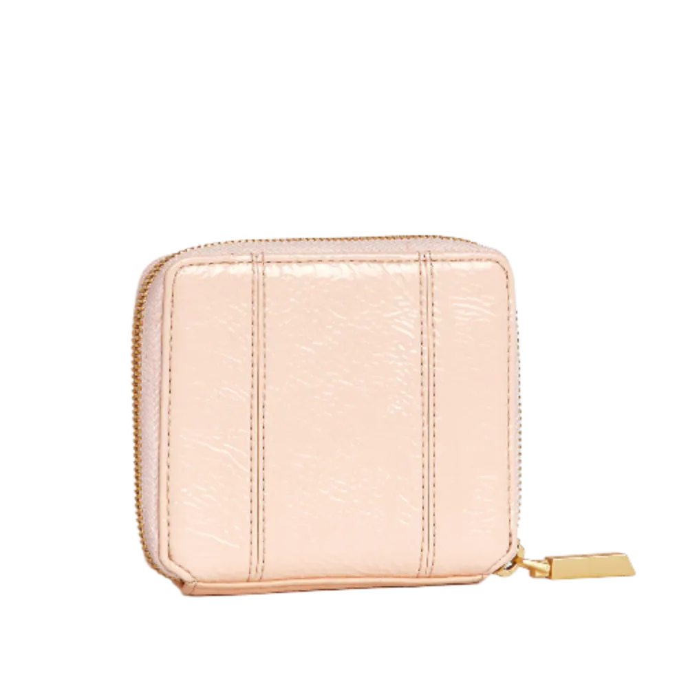 5 NORTH Compact Wallet in Champagne Pink/ Gold