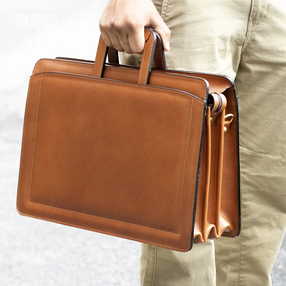 Belting Leather Professional Briefcase #9002