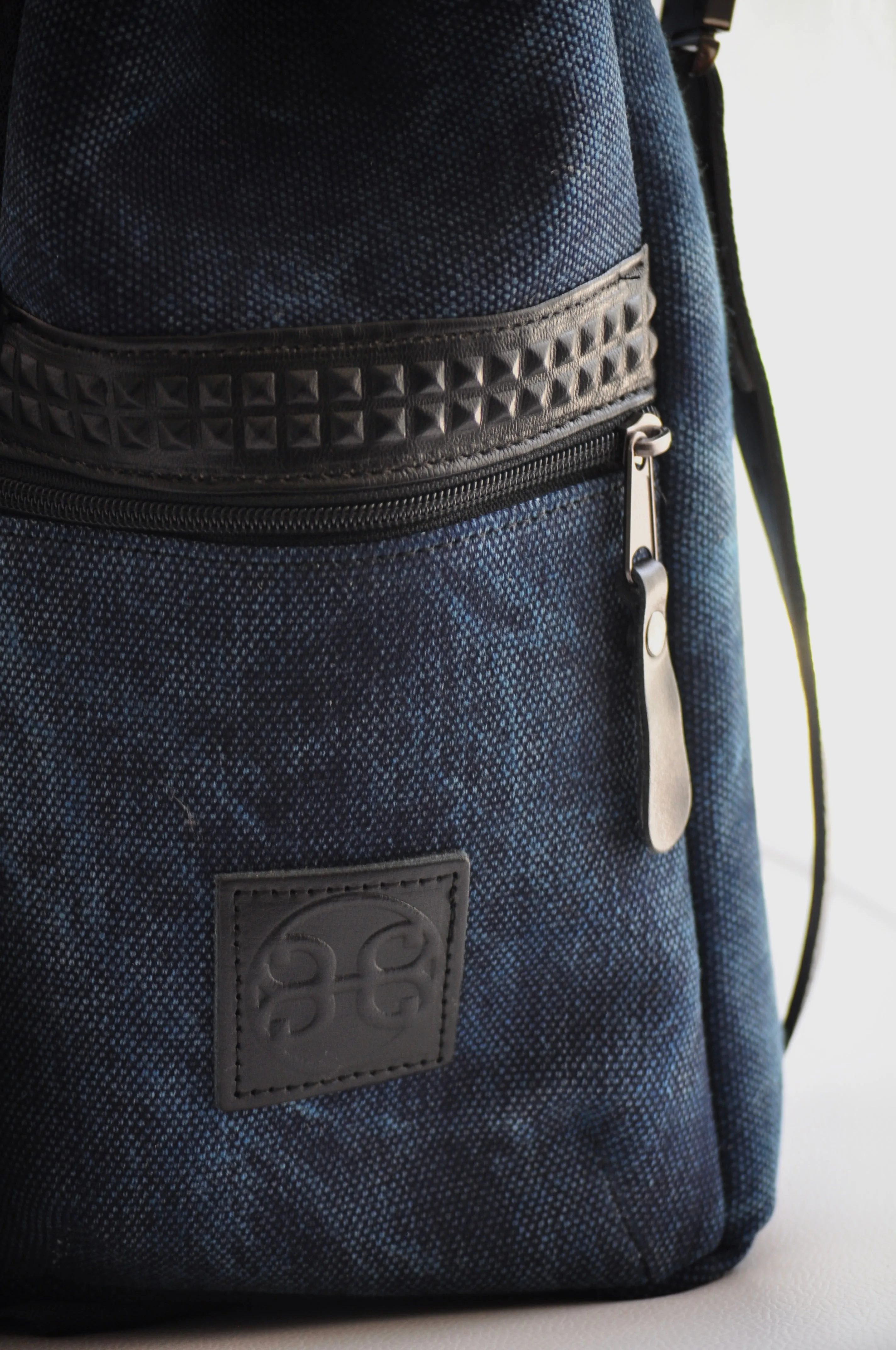 Boston Canvas Backpack - Blue