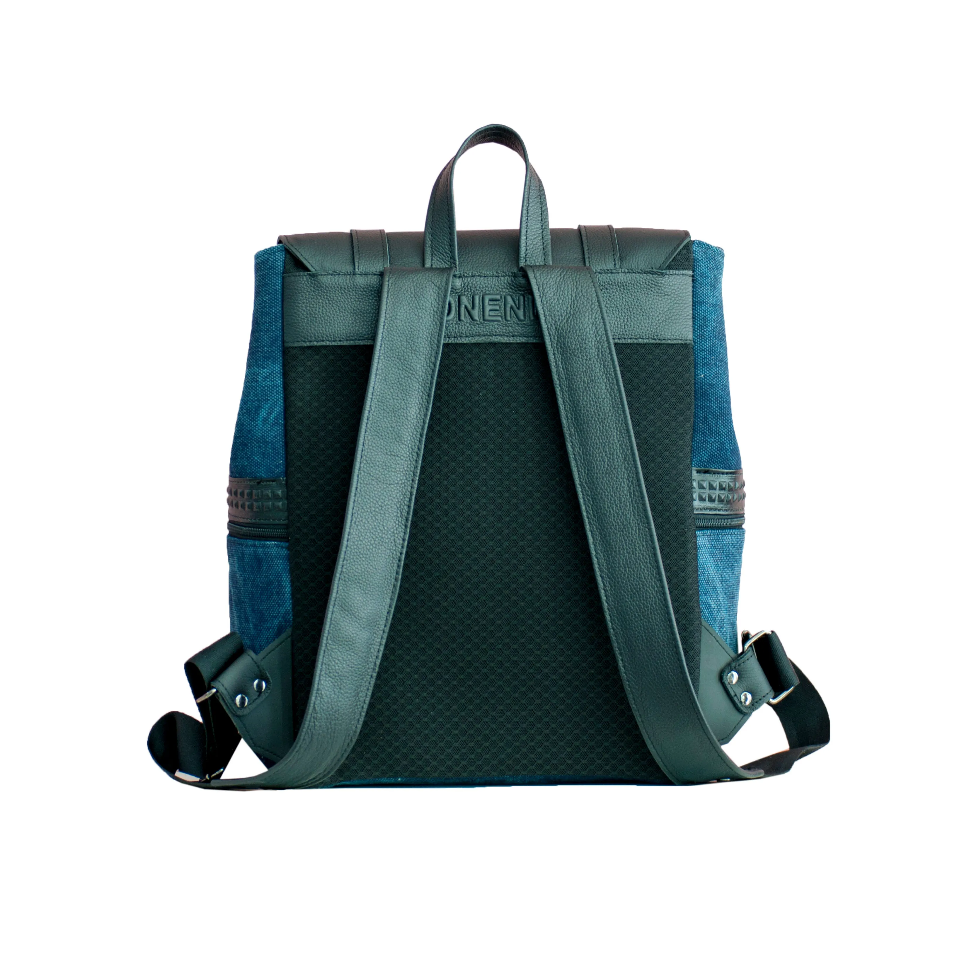 Boston Canvas Backpack - Blue