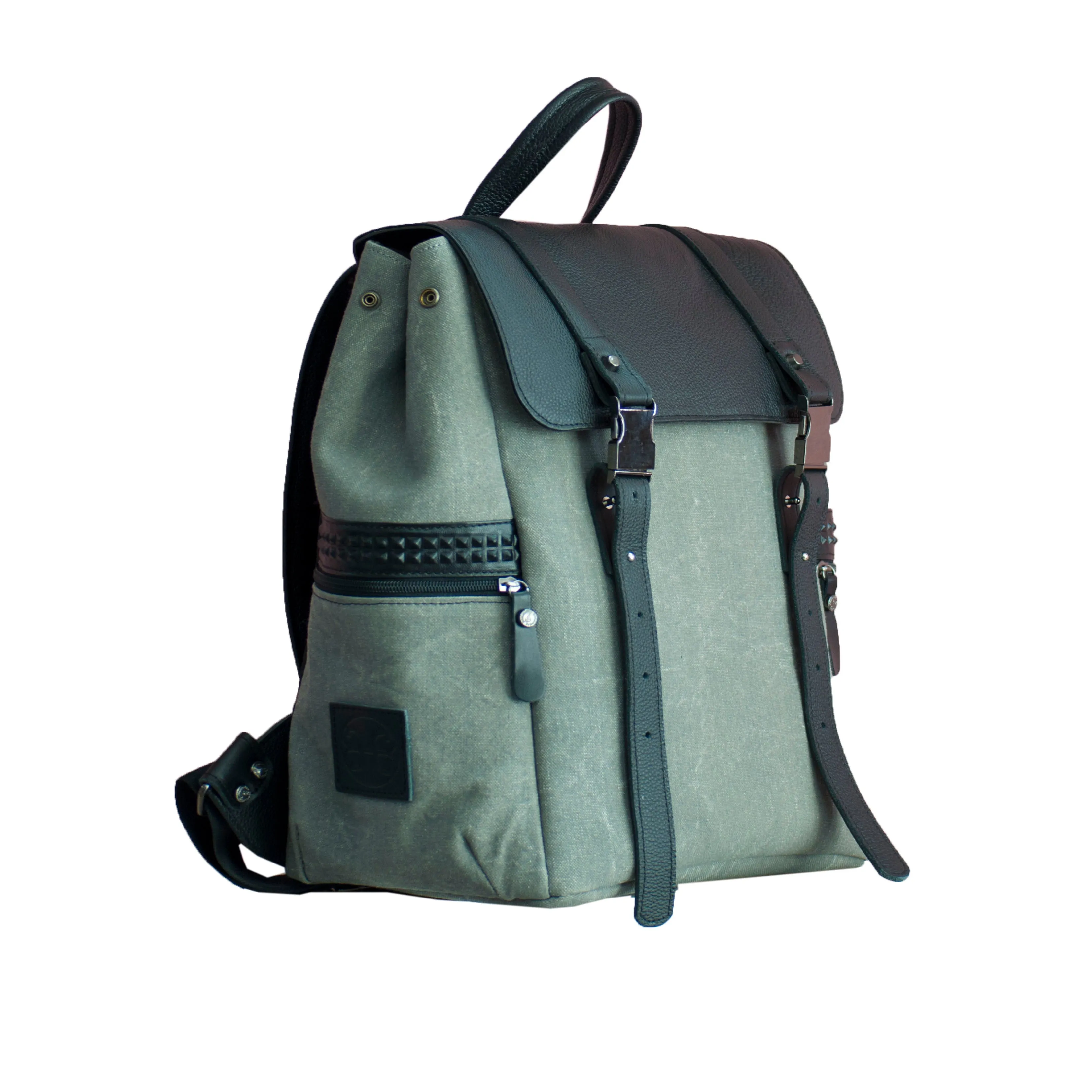 Boston Canvas Backpack - Grey