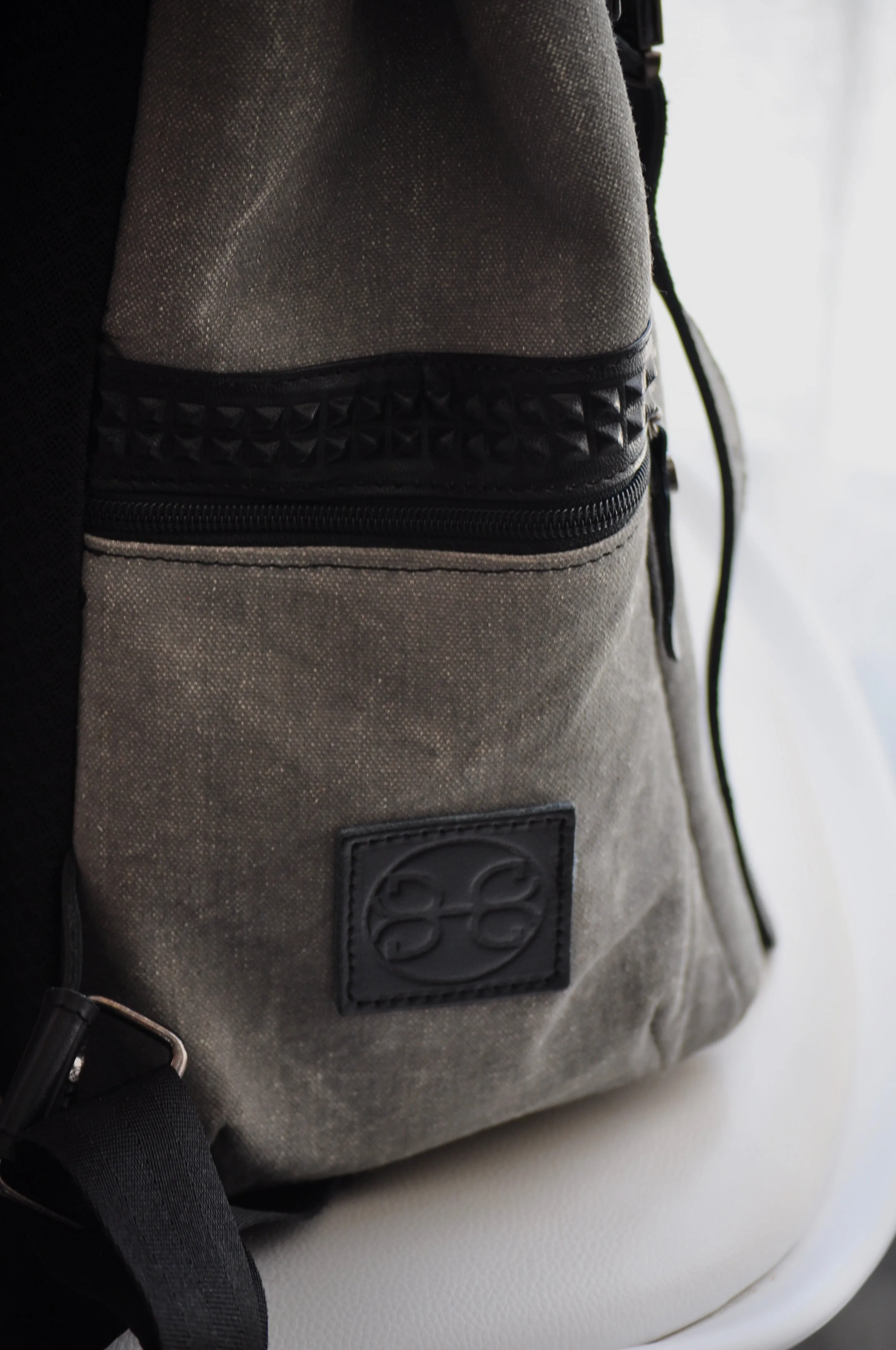 Boston Canvas Backpack - Grey