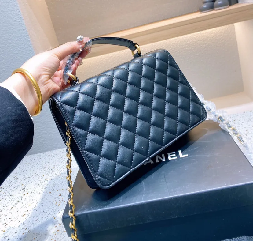 Chanel leather handbag