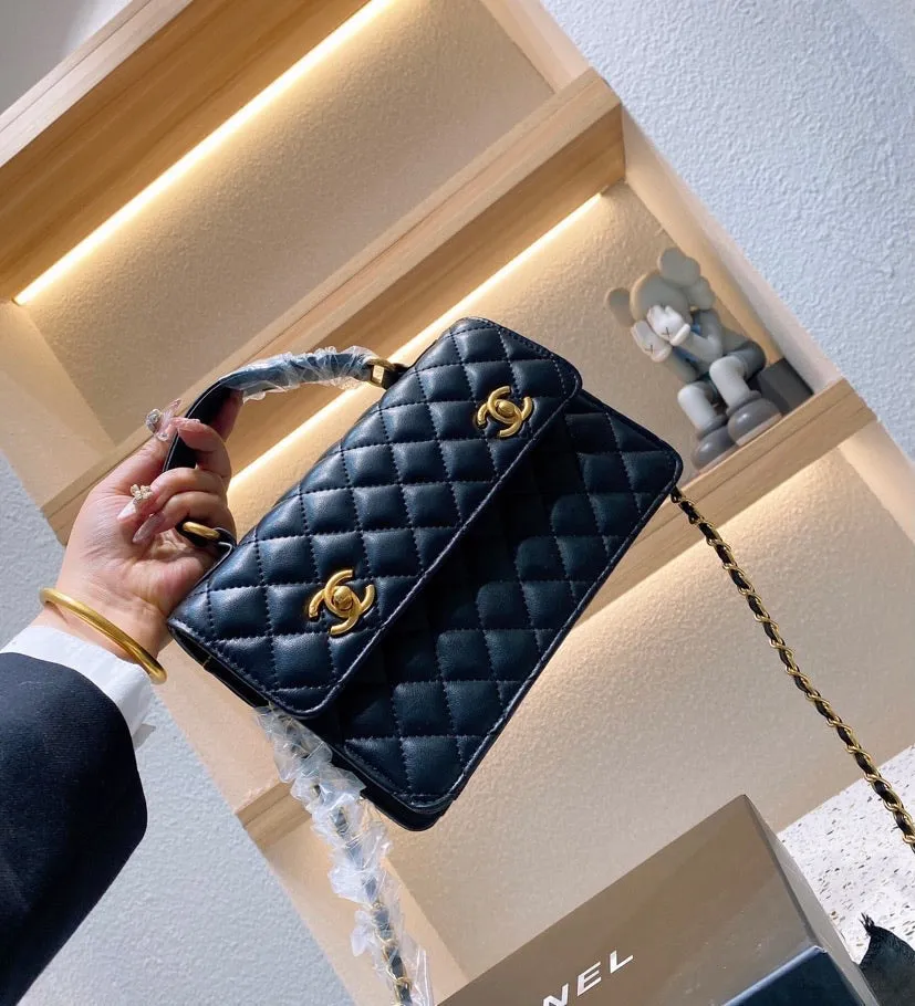 Chanel leather handbag