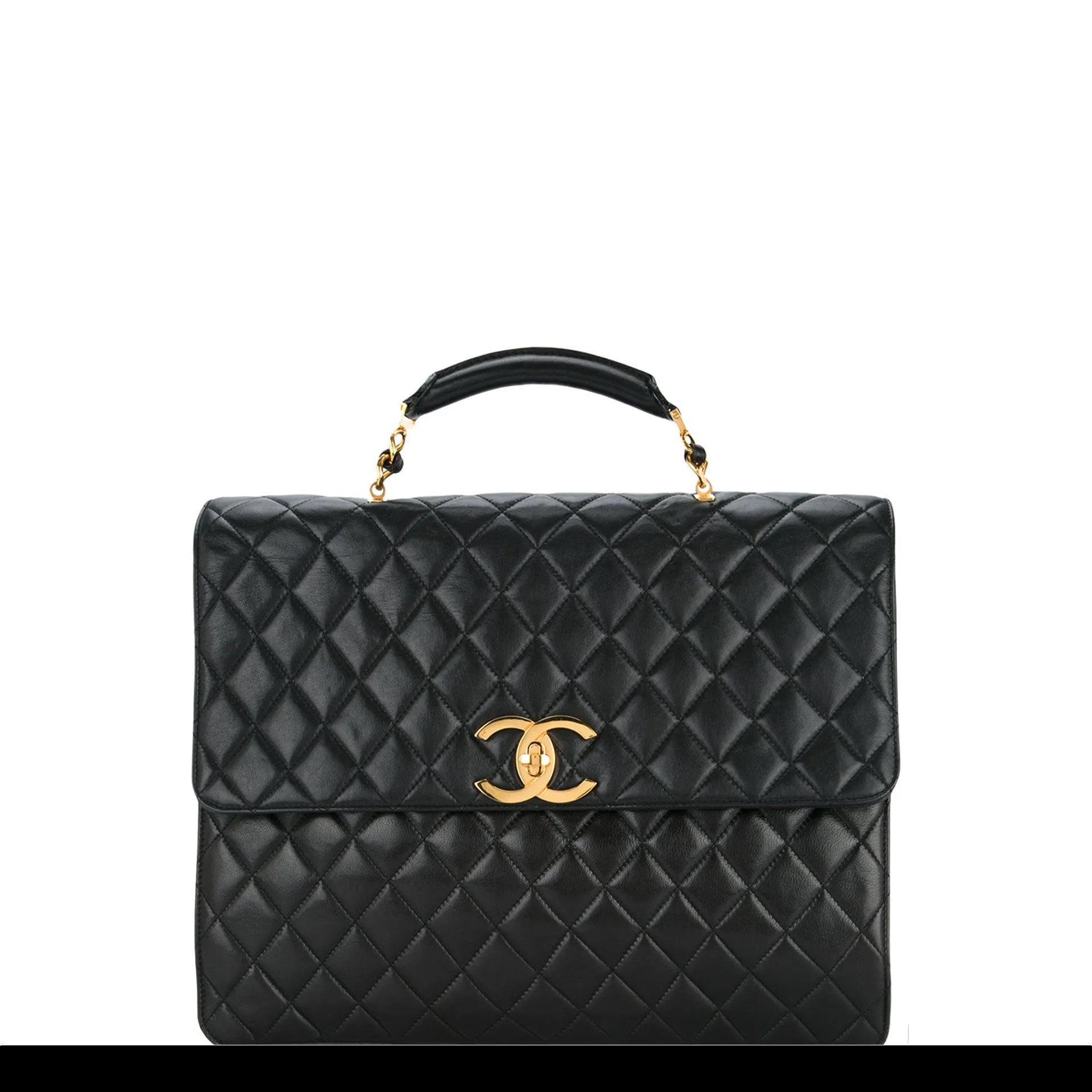 Chanel Quilted Lambskin Extra Large Briefcase