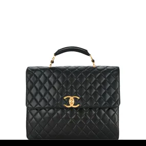 Chanel Quilted Lambskin Extra Large Briefcase