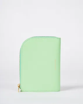 compact zip wallet - mint