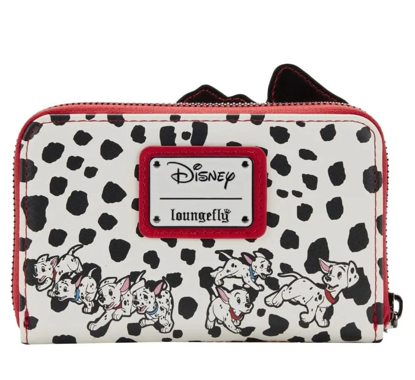 Disney 101 Dalmatians Cruella De Vil Villains Scene Zip Around Wallet