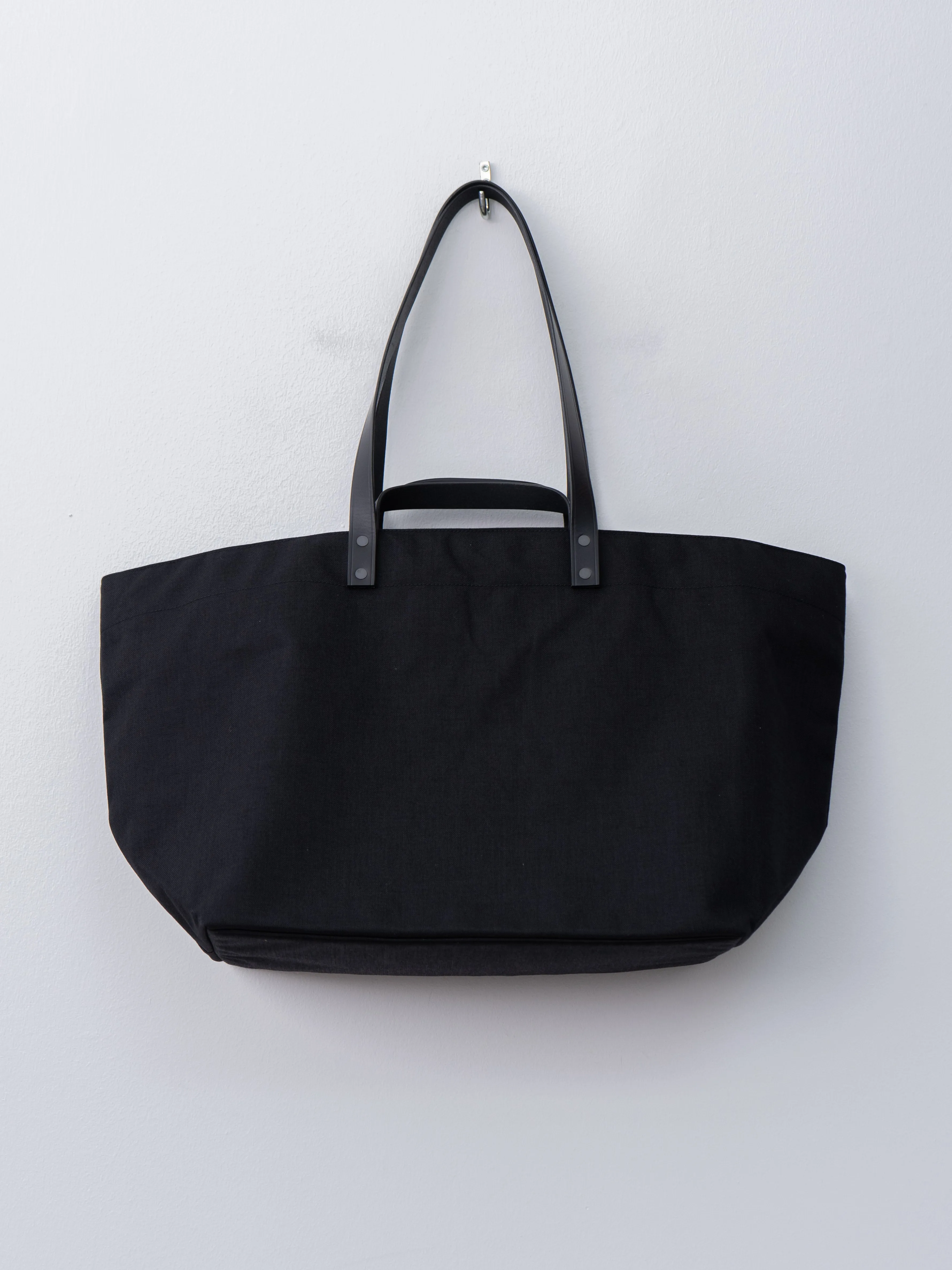 Double handle Tote L - Black