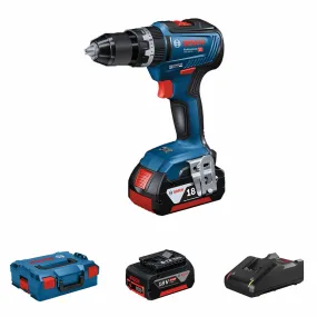 Driver Drill Bosch GSB 18V-55 2x4Ah