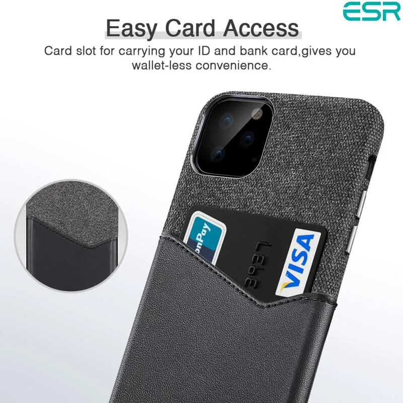 ESR iPhone 11 Pro Max Case | Metro Wallet Black Case