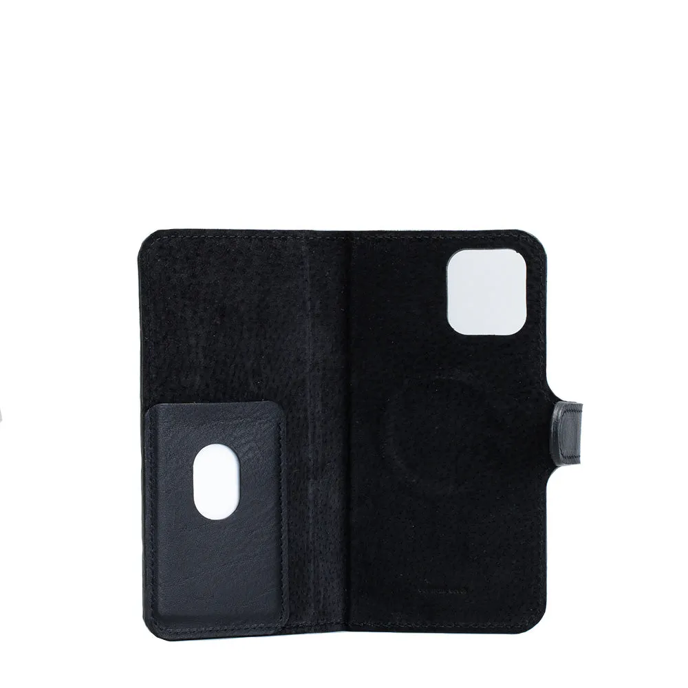 Full-grain Leather Folio Wallet with MagSafe - Spindly | Genuine Leather iPhone Case