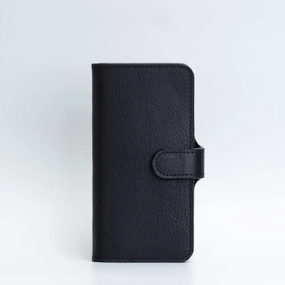 Full-grain Leather Folio Wallet with MagSafe - Spindly | Genuine Leather iPhone Case