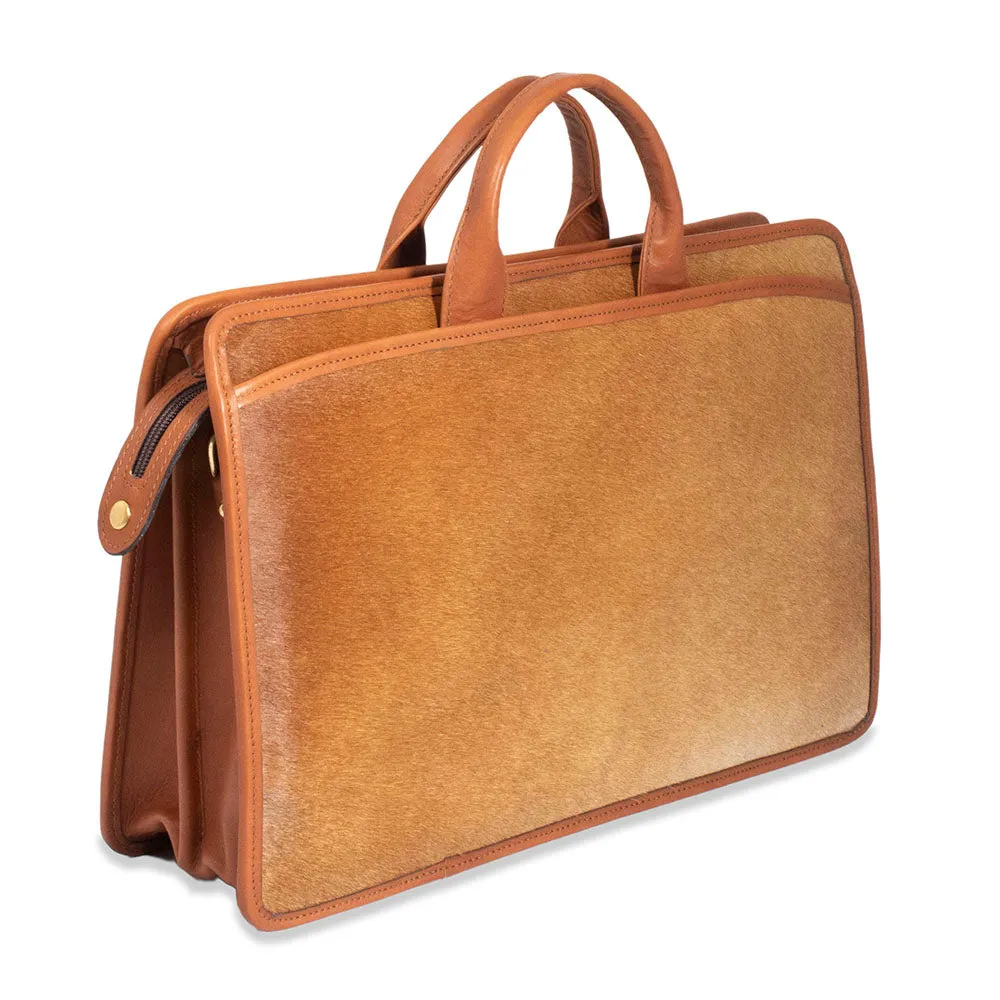 Hair on Hide Professional Leather Briefcase #HC202