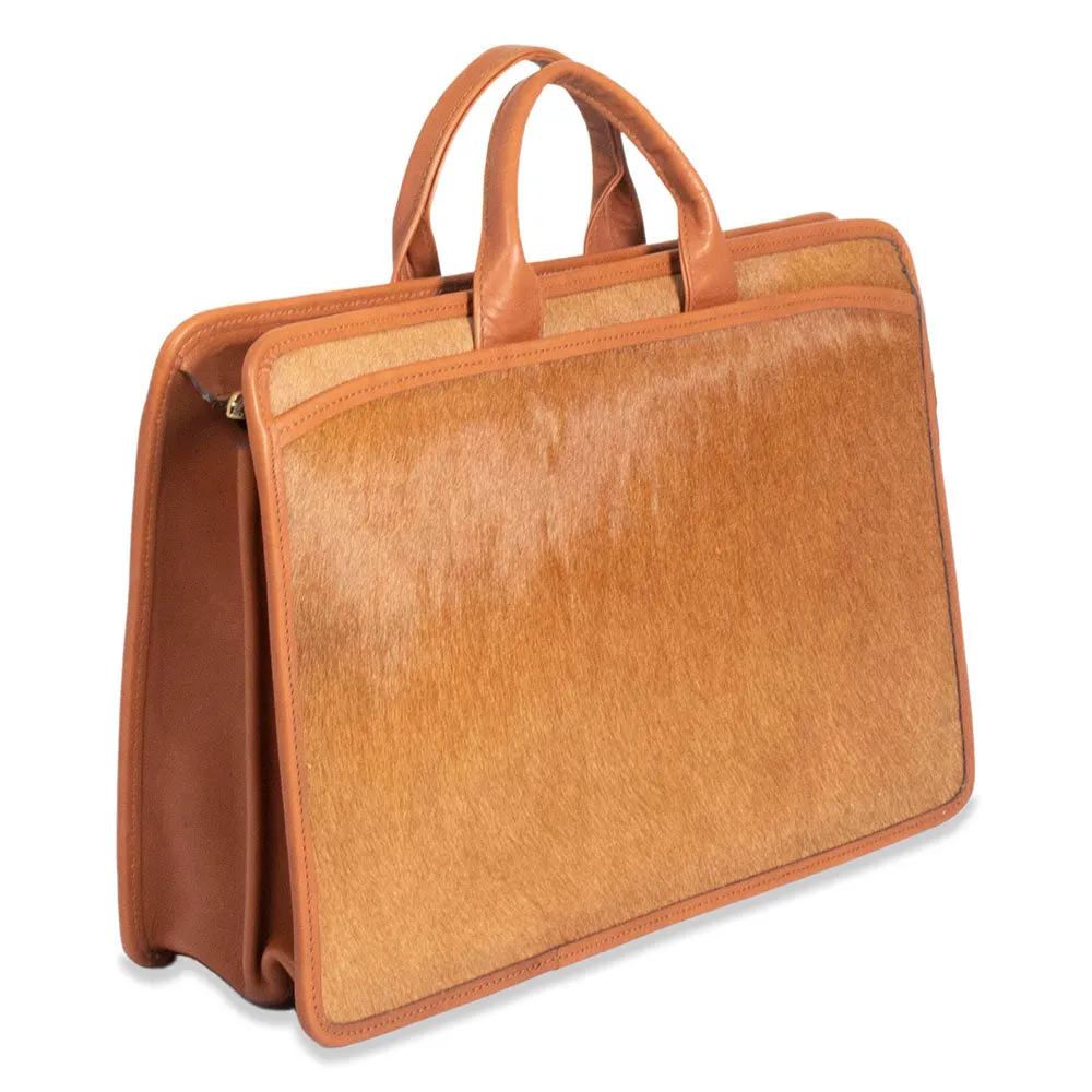 Hair on Hide Professional Leather Briefcase #HC202