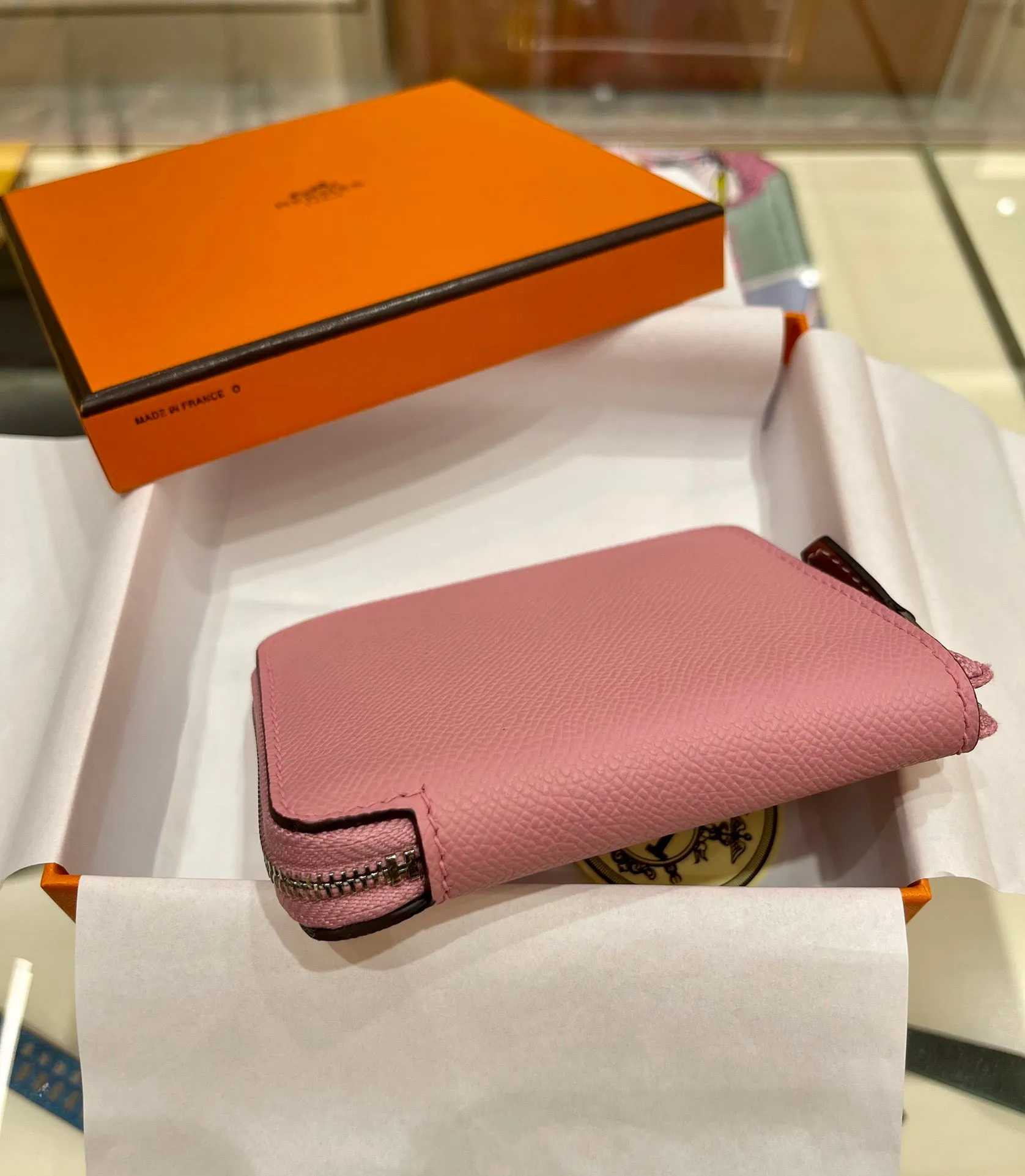 HM Compact Wallet 11.5 Pink Epsom