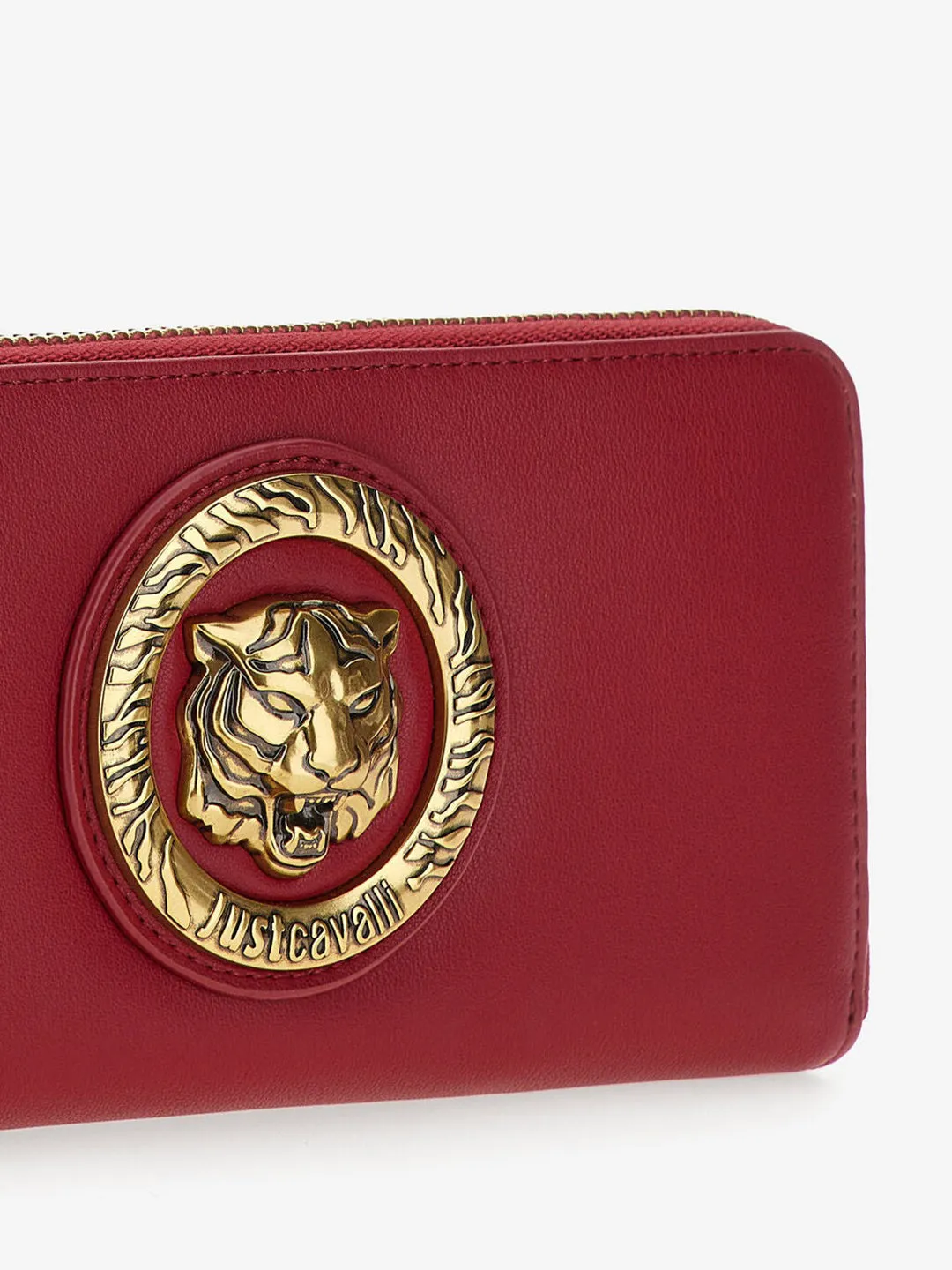 Just Cavalli Women Red Solid Zipper Wallet