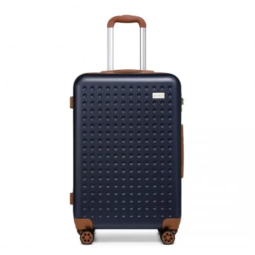 Kono 20 Inch Cabin Size ABS Suitcase with TSA Lock - Navy – Ideal Travel Companion