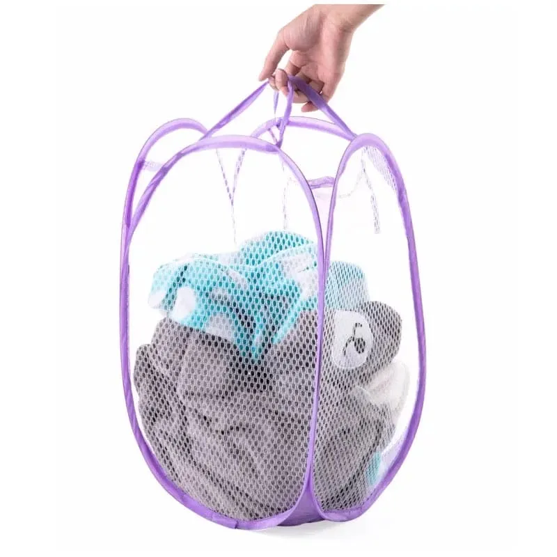 Laundry Basket, Dirty Clothes Storage Basket, Foldable Washing Basket Bag