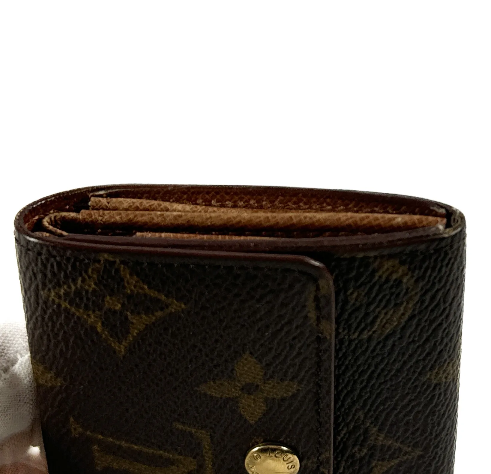 Louis Vuitton monogram vintage porte monnaie plat wallet MI1914