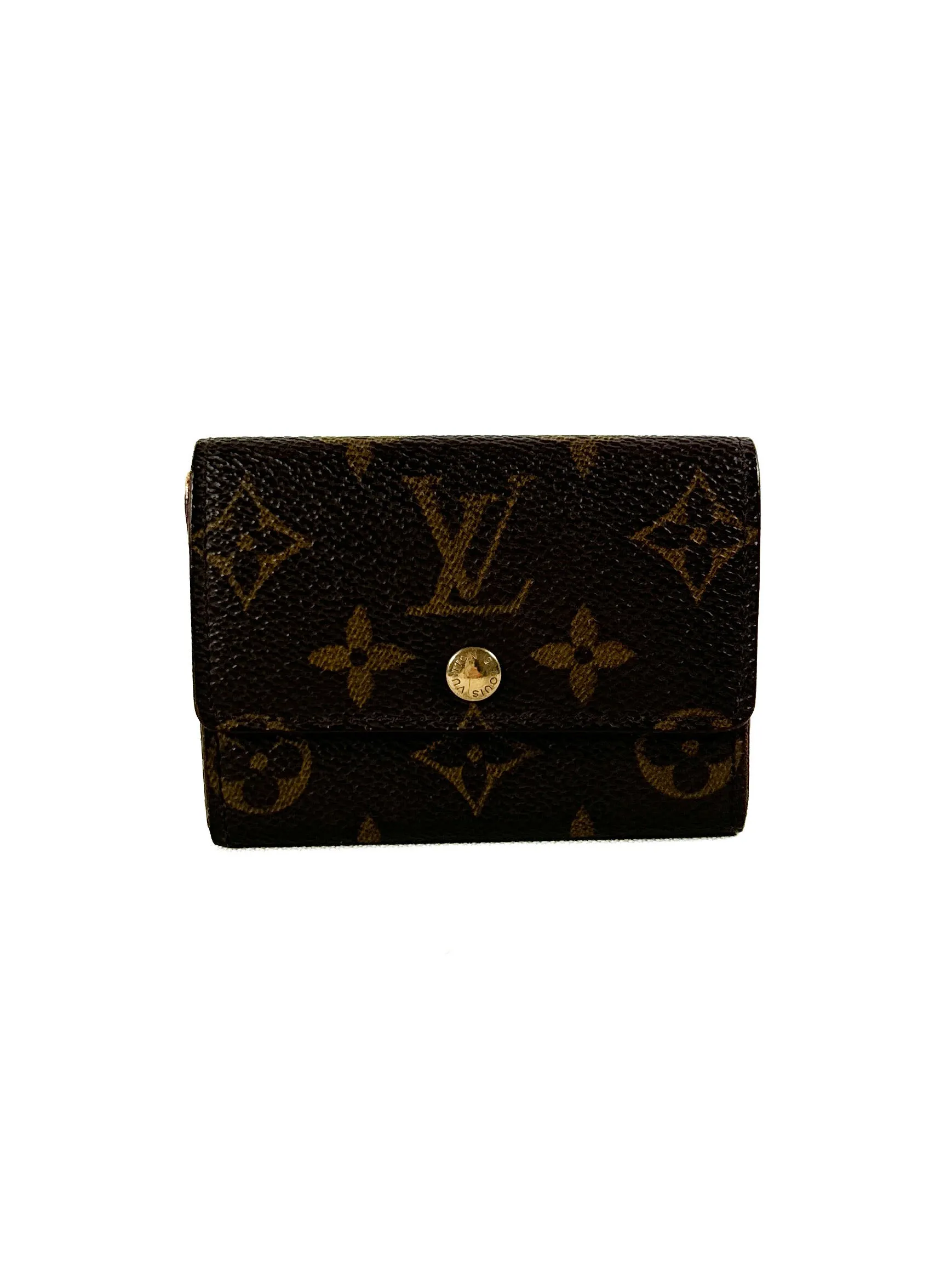 Louis Vuitton monogram vintage porte monnaie plat wallet MI1914