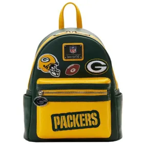 Loungefly NFL Green Bay Packers Patches Mini Backpack