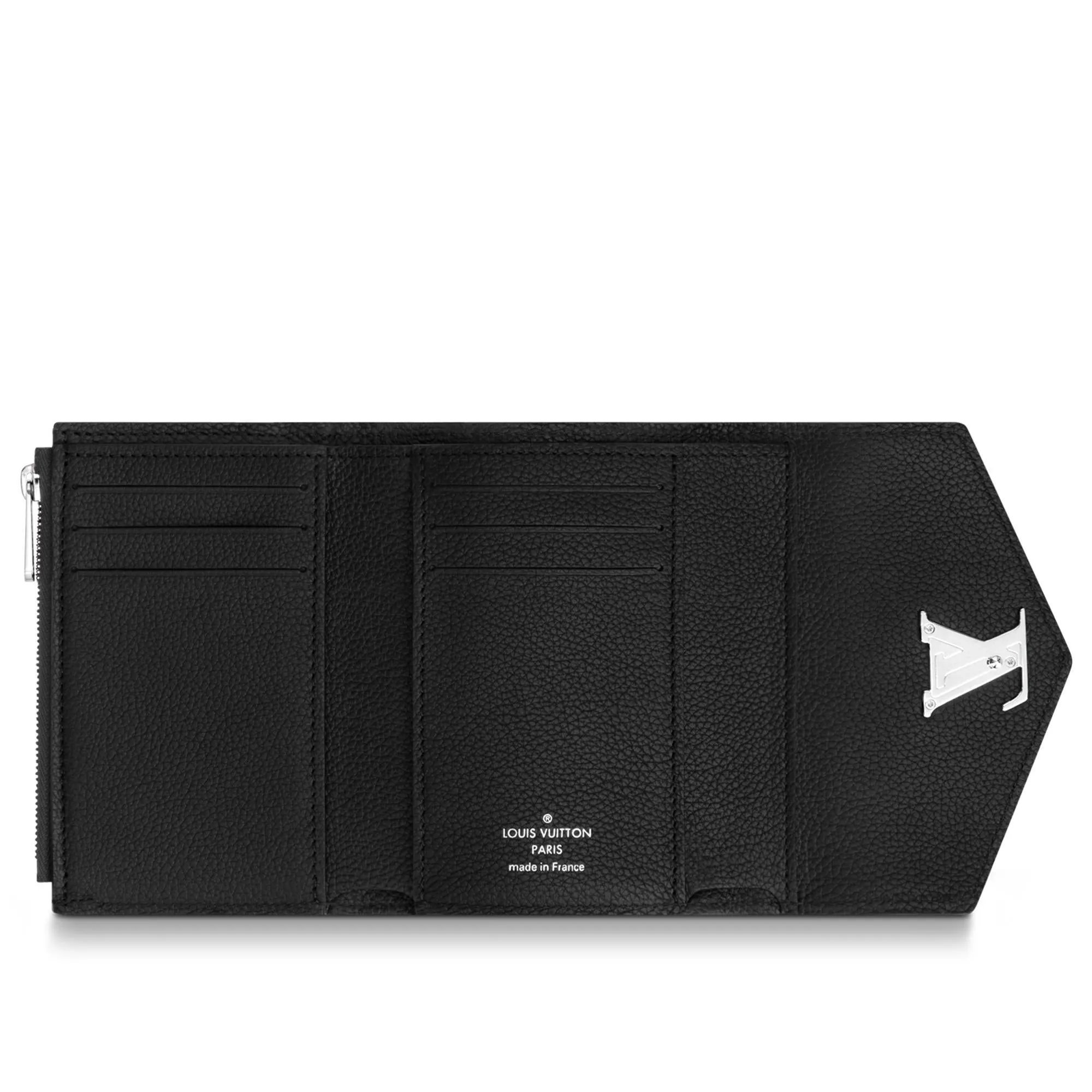 LV MyLockMe Compact Wallet Noir