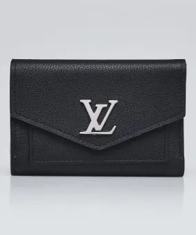 LV MyLockMe Compact Wallet Noir