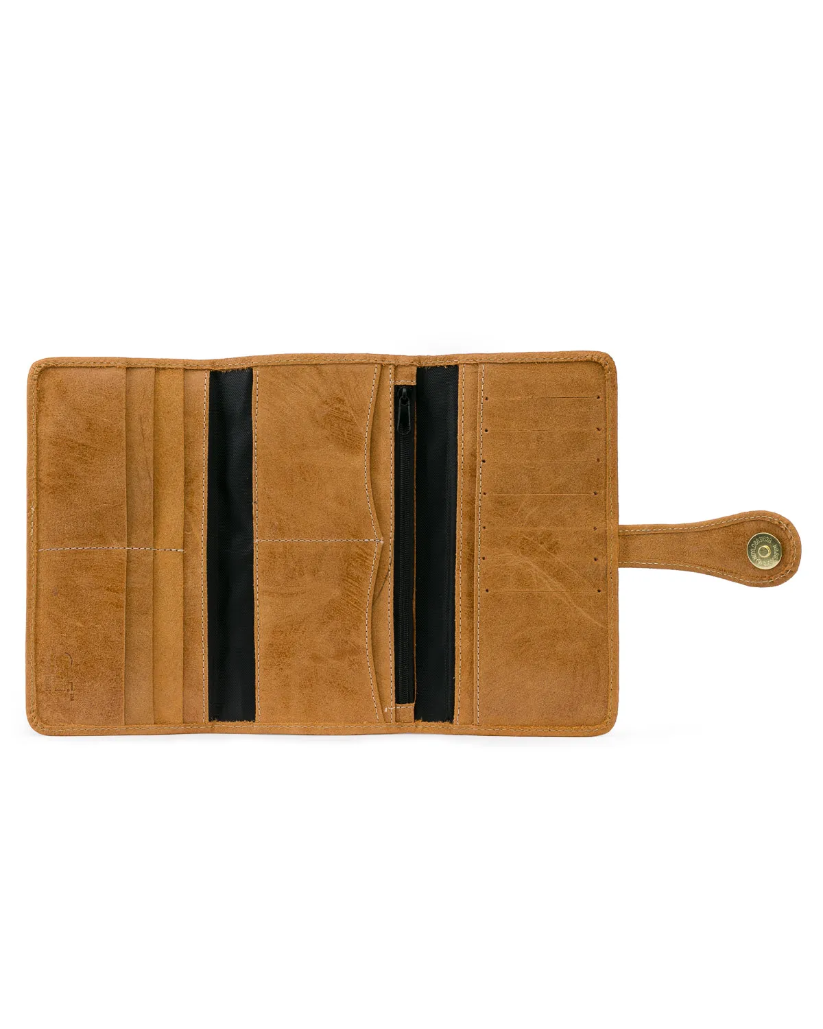 Mila Trifold Wallet: Camel