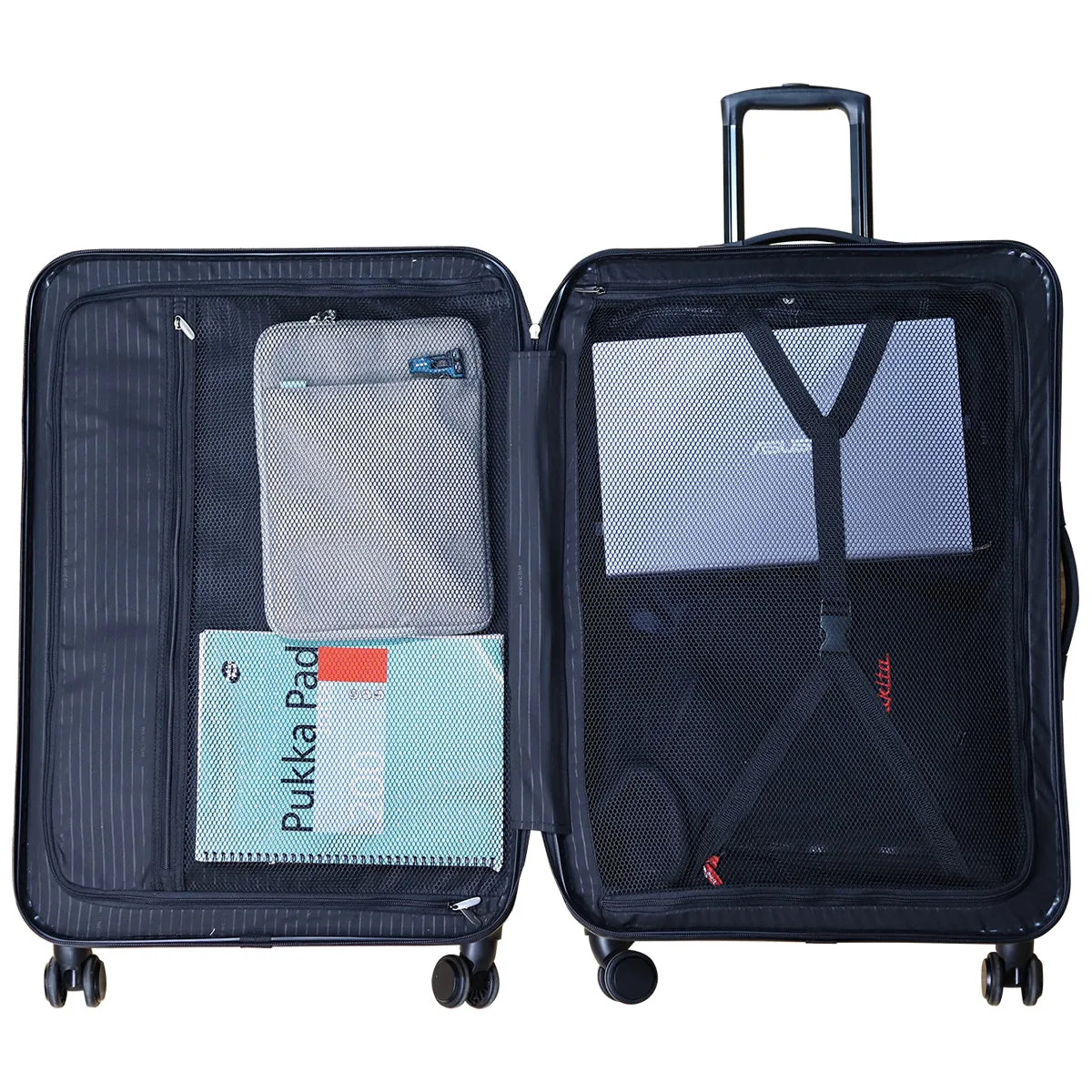 Newcom 20" (50 cm) Hard Shell Trolley Suitcase - Iron Grey