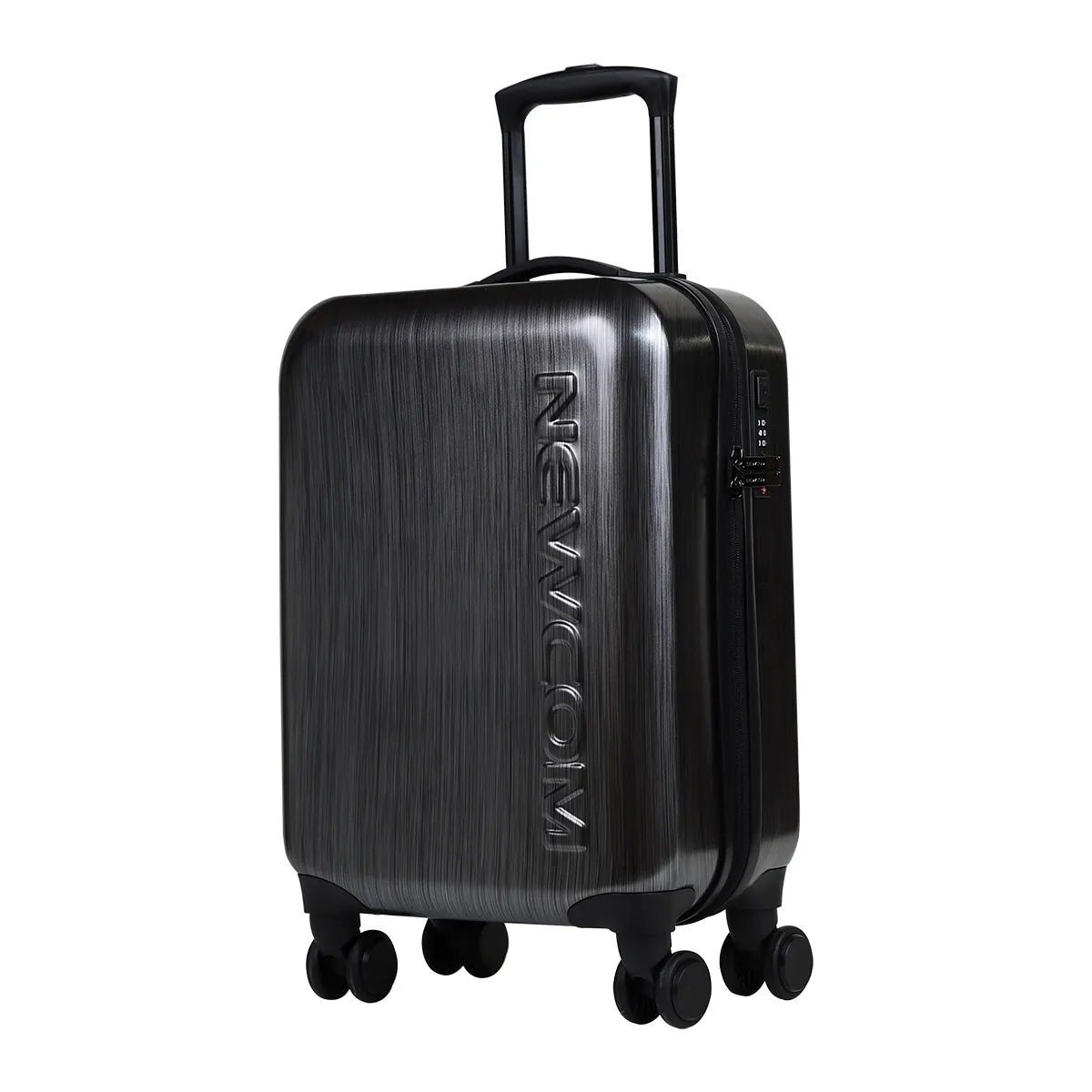 Newcom 20" (50 cm) Hard Shell Trolley Suitcase - Iron Grey