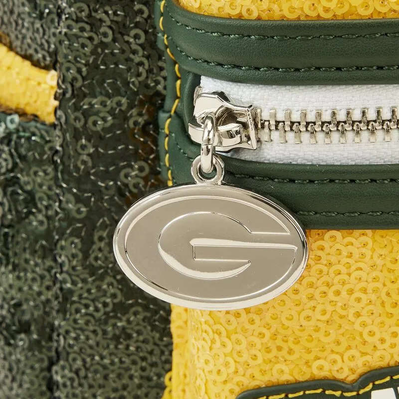 NFL Mini Backpack Green Bay Packers Sequin Loungefly