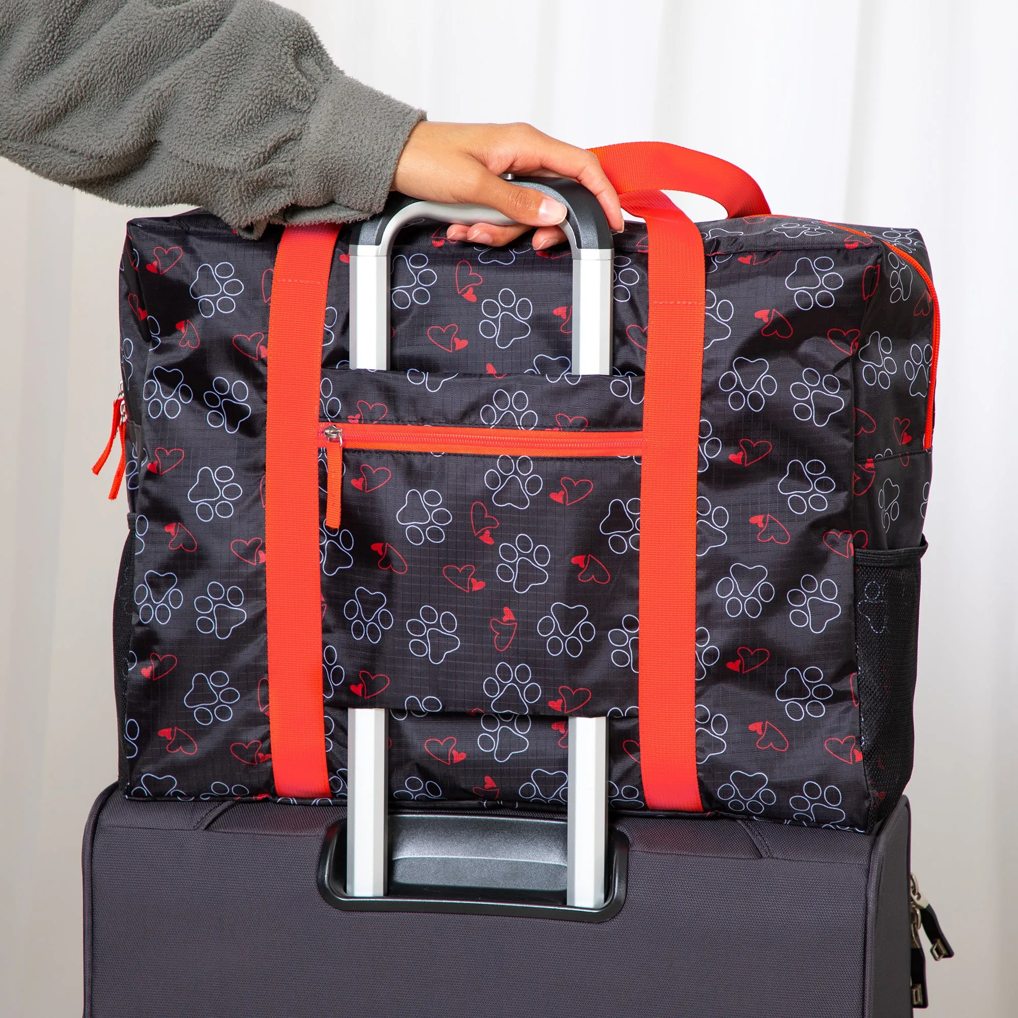 Paw Print Durable Travel Bag