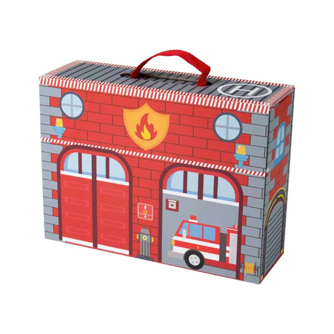 Playtive Fire Station Play Suitcase