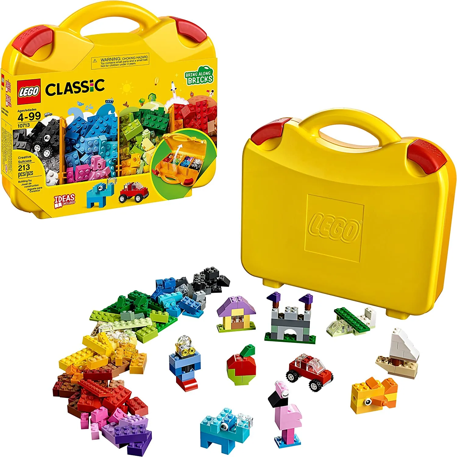 [Pre-Owned] LEGO Classic Creative Suitcase 10713 Building Kit (213 Pieces), Multicolor