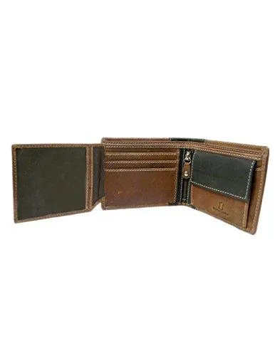 Ssmitn Men's Brown Leather Wallet