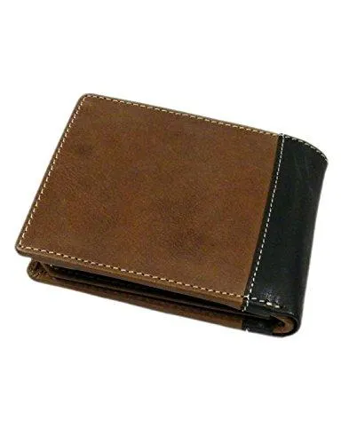 Ssmitn Men's Brown Leather Wallet