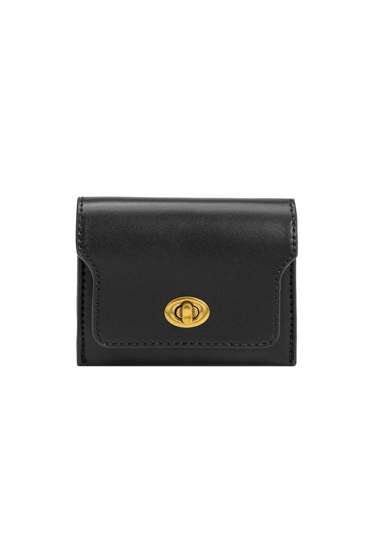 Tara Black Vegan Card Case Wallet