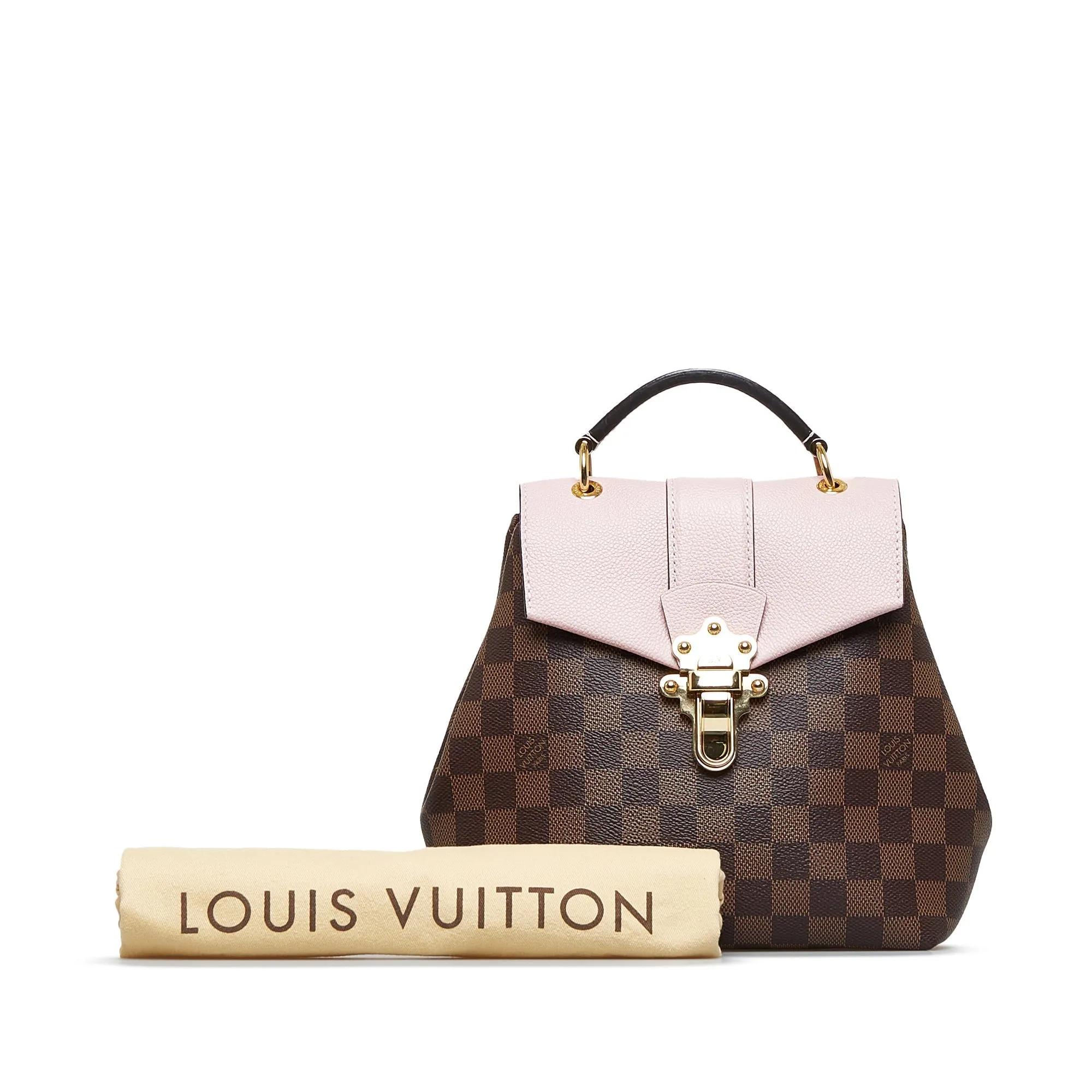 Trendy Inspired Louis Vuitton Clapton Damier Ebene Canvas