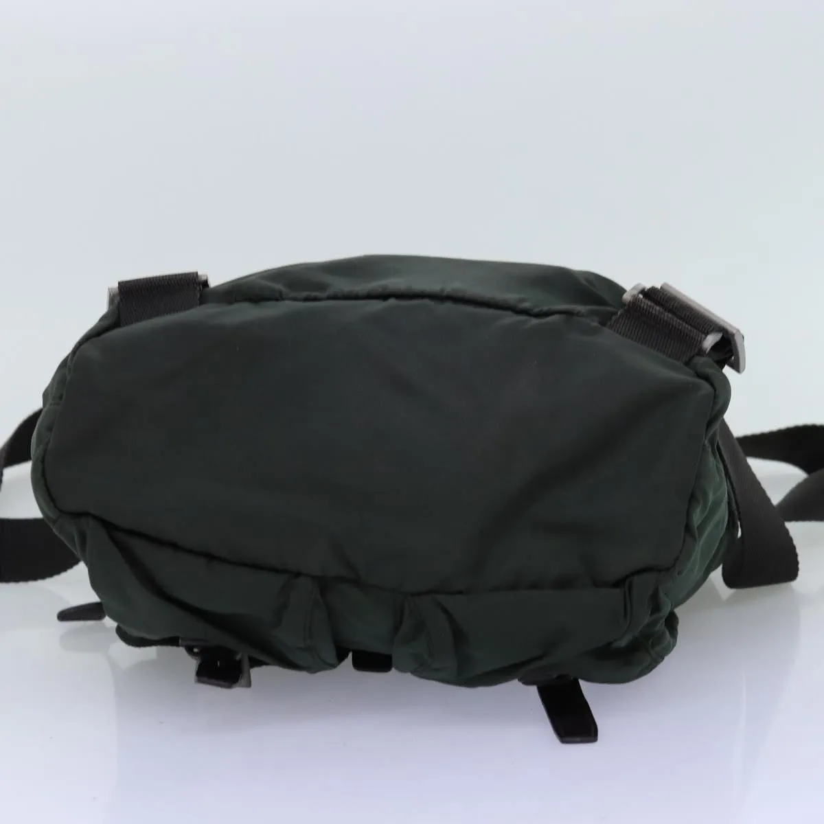 Trendy Inspired Prada Backpack Nylon Khaki Auth Ac2971