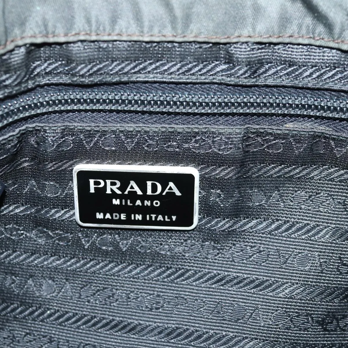 Trendy Inspired Prada Backpack Nylon Khaki Auth Ac2971