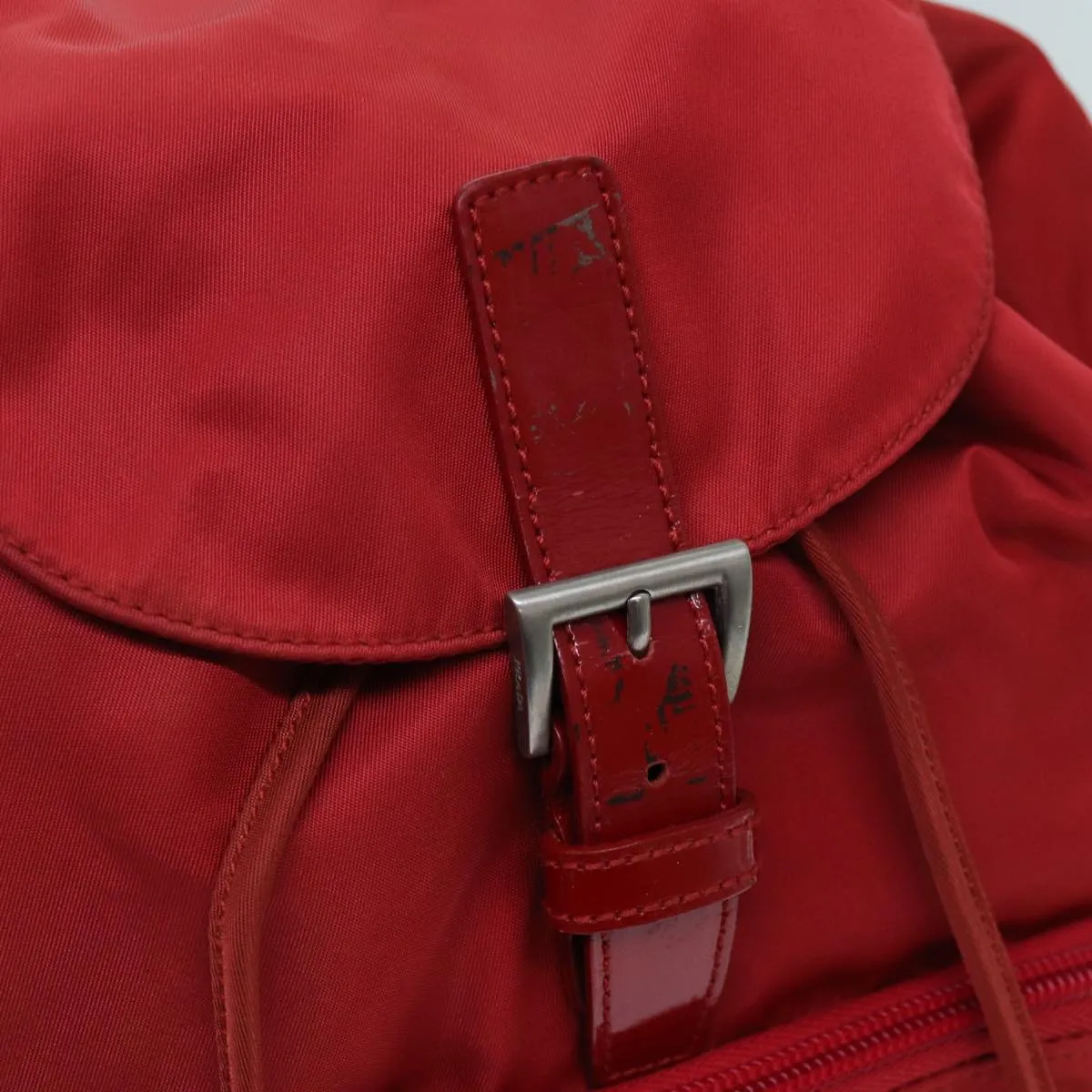 Trendy Inspired Prada Backpack Nylon Red Auth 71860