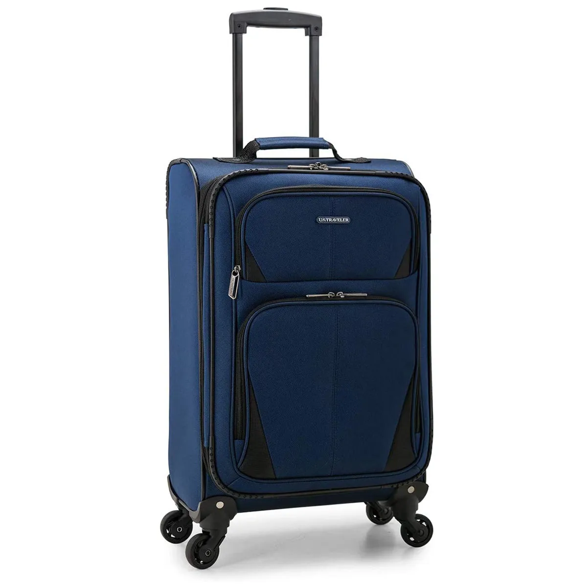 U.S. Traveler Aviron Bay Expandable Softside Luggage with Spinner Wheels, Carry-on