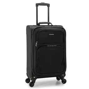 U.S. Traveler Aviron Bay Expandable Softside Luggage with Spinner Wheels, Carry-on