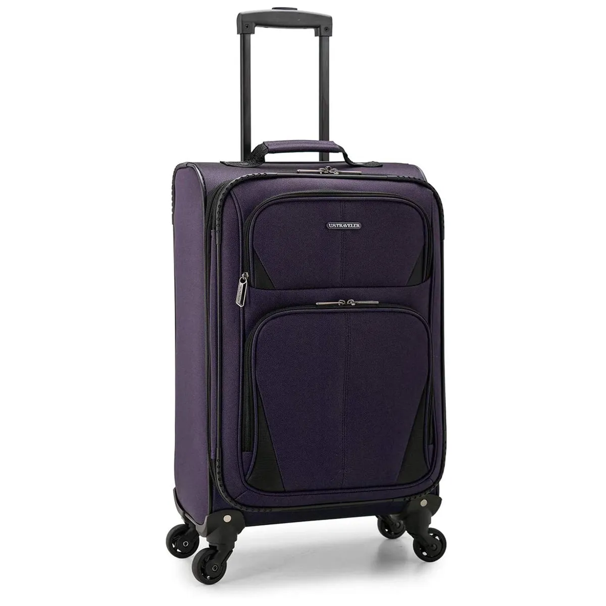 U.S. Traveler Aviron Bay Expandable Softside Luggage with Spinner Wheels, Carry-on