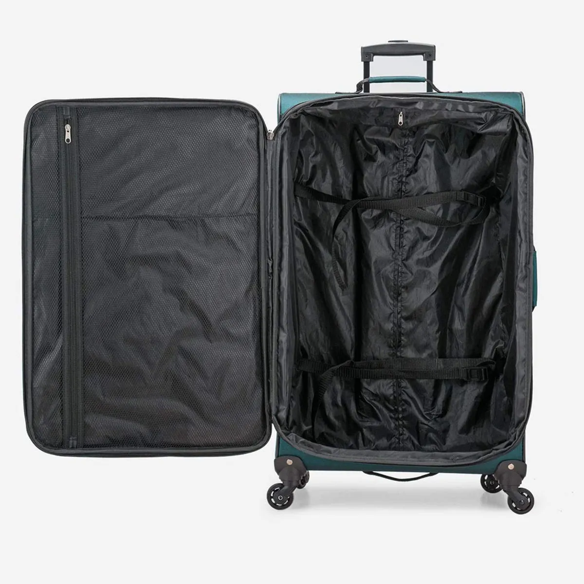 U.S. Traveler Aviron Bay Expandable Softside Luggage with Spinner Wheels, Carry-on