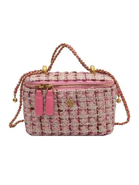 UZ Wholesale Pink Boucle' Crossbody Handbag