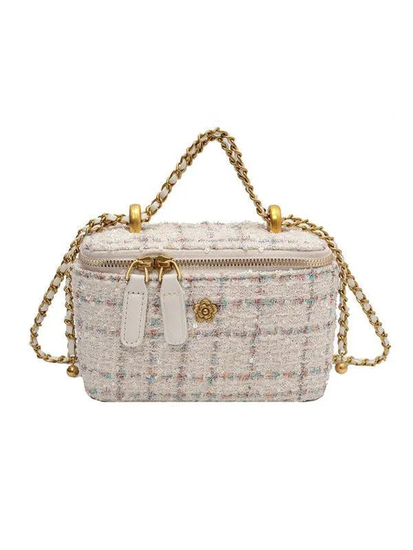 UZ Wholesale Pink Boucle' Crossbody Handbag