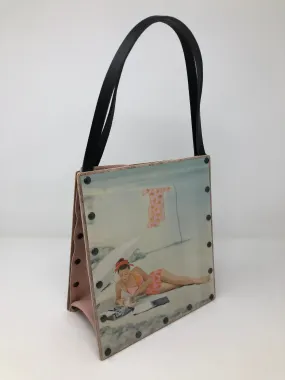 Vintage Graphics Handbag - Beach Vibes Vintage Swim Wear and Chanel No. 5 Ads from Vogue 1959